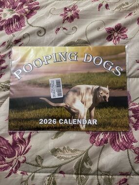Pooping Dogs 2026 Calendar